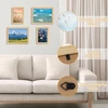 Lova Qmling 4 nuotraukų rėmelių rinkinys 10 x 15 cm 15 x 20 cm, mediniai nuotraukų rėmeliai su akriliniu stiklu ir galine panele, maži nuotraukų rėmeliai kabinimui ir statymui, nuotraukų rėmelis svetainei, miegamajam