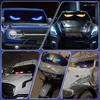 Pakabinamas šviestuvas Qnoavve Led Programuojamas ekranas, 37 x 9 cm Led ženklas su Bluetooth programėlės valdymu, lanksti Usb 5 V Led rezultatų suvestinė, personalizuotas šviesos ženklas automobiliui, sunkvežimiui, parduotuvei, barui, viešbučiui, reklamai