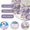 Qowuxhz 14 vienetų undinėlės dovanų maišelių rinkinys, popieriniai ir 10 saldainių maišelių vakarėlių maišeliai spalvingi popieriniai maišeliai su 12 lipdukų vakarėlių maišeliai dovanų maišeliai gimtadieniui kalėdiniai saldainių maišeliai