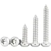 Qrity 50 vnt. M4 x 10 mm savisriegis sraigtas, torx plokščia galvutė, nerūdijančio plieno apvali galvutė savigręžiai sraigtai