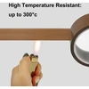 Qrity tefloninė juosta, aukštos temperatūros lipni juosta, 30 mm x 10 m, storis 0,18 mm, atspari karščiui iki 300 °c, skirta vakuuminiam sandarikliui