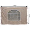 Quick Star 2 šoninės sienelės su pvc langu 300 x 193 cm / 400 x 193 cm, skirtos pavėsinei Sahara 3 x 4 m, smėlio spalvos