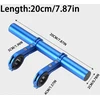 Quthzzhy dviračio vairo prailginimas 20 cm, pagamintas iš aliuminio lydinio, motociklo vairo prailginimas 30 mm vairui, skirtas pozicionavimo veiksmams