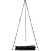 Qwork® 168 cm sulankstomas metalinis molbertas su laikymo krepšiu - reguliuojamas, išlaiko iki 7kg - skirtas meno ekspozicijoms, vestuvių ženklams, plakatams