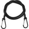 Qwork® 6 vnt. surišimo diržų rinkinys, dydis 60/100/150 cm su karabinu, universalūs surišimo diržai bagažui, stovyklavimui, tentams