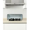 Qwork® apsauga nuo purslų virtuvės sienelė, apsauga nuo purslų sienelė viryklei, sulankstoma, 76 x 30 cm