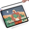 Qyiid 2 vnt. magnetinė popieriaus apsauginė plėvelė, skirta Ipad Pro 9.7 colių (2018/2017, 6/5 kartos) ir Air 2/1, daugkartinio naudojimo matinė popieriaus plėvelė, skirta piešimui, rašymui ir užrašams