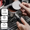 Qzkjqdd Puck Screen 58 mm, kavos priedai su traukimo forma, portafiltro priedai, 1,7 mm storio, 150 μm 316 nerūdijantis plienas, daugkartinio naudojimo, tikslus maltos kavos užpildymas, nerūdijantis, skirtas 58 mm