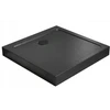 Radaway Doros C Compact Stone juodas kvadratinis dušo padėklas 100x100