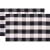 Rajrang medvilniniai languoti kilimėliai, 2 vnt., buivolų pledo durų kilimėliai prieškambariui, įėjimui, virtuvei, sodybos dekorui, 61 x 89 cm