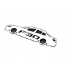 Raktų pakabukas Pakabutis Bmw F30 Sedan Nerūdijantis plienas 320 328 330 Hybrid M Lci 328