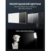 Raleno led vaizdo kamera, įmontuoti įkraunami akumuliatoriai, 3200 k - 5600 k reguliuojamas dviejų atspalvių ir ryškumo cri95+, itin plona vaizdo kamera su lcd ekranu kūdikiams, „youtube“, interviu, portretams