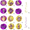 Ramadan Mubarak dekoracijos namams, 36 vnt., Eid Mubarak pakabinamos dekoracijos, Eid Mubarak, lubų plėvelė, sūkuriai Eid Al-fitr, Ramadan Kareem, vakarėlio durų dekoracija, priedai