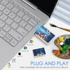 Rankų darbo aliejinis tapybos Usb 2.0 atmintukas 32 Gb duomenų saugojimo atmintinė gėlė vandenyje dažų medinis nykščio diskas mažas dydis 2,79 x 0,89 x 5,99 cm