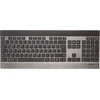 Rapoo E9270p belaidė klaviatūra itin plona 4 mm klaviatūros konstrukcija pagaminta iš nerūdijančio plieno ir aliuminio 9 mėnesių baterijos veikimo trukmė vokiškas išdėstymas Qwertz Pc ir Mac – juoda