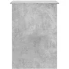 Rašomasis stalas, betono pilkas, 100x55x75cm, apdirbta mediena