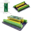 Raspberry Pi Pico su Gpio išplėtimo plokšte ir Micro Usb kabeliu