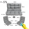 Rattan pagalvės 120x60x50 komplektas 2+1 pudros rožinė