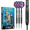 Raudona Dragon Peter Wright Snakebite 3: 22 arba 26 g volframiniai smigiai su plunksnomis ir kotais
