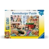 Ravensburger 150 detalių Xxl dėlionė „žaismingi šuniukai“ vaikams nuo 7 metų