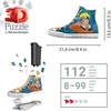 Ravensburger 3d dėlionė 11543 - Naruto sportbatis - praktiškas rašiklių laikiklis - stalo organizatorius dideliems ir mažiems japoniškos manga serijos gerbėjams nuo 8 metų