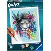 Ravensburger Creart 20130 Boho Lion paveikslas pagal skaičius suaugusiems, „pasidaryk pats“ paveikslų rinkinys su teptuku ir akriliniais dažais, dovana moterims ir vyrams, paveikslas suaugusiems