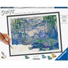 Ravensburger Creart 23651 - vandens lelijos (claude Monet) - piešimas pagal skaičius suaugusiems, „pasidaryk pats“ piešimo rinkinys su teptuku ir akriliniais dažais, dovana moterims ir vyrams, paveikslas suaugusiems