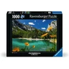 Ravensburger dėlionė 12000563 - žalias ežeras prie tragedy - 1000 detalių dėlionė suaugusiems ir vaikams nuo 14 metų
