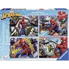 Ravensburger dėlionė 4 x 100 detalių rinkinys, Spiderman (6914)