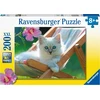 Ravensburger Dėlionė "baltas Kačiukas" - 200 Detalių (nuo 8 Metų)