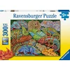Ravensburger Dėlionė "fascinuojantys ropliai" 300 Xxl detalių, nuo 9 metų