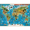 Ravensburger Dėlionė "gyvūnai Pasaulyje" 100 Detalių