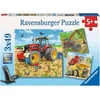 Ravensburger didelės mašinos 3x49d. - įvairios