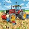 Ravensburger didelės mašinos 3x49d. - įvairios