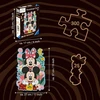 Ravensburger medinė dėlionė 12000762 Mickey & Minnie 300 dalių kontūrinė medinė dėlionė su tvirtomis, atskiromis dėlionės dalimis ir 25 mažomis medinėmis figūrėlėmis = Whimsies, Disney gerbėjams nuo 12 metų