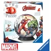 Ravensburger Puzzle 3d 72 elementai rutulys Marvel Avengers dėlionė žaislas