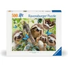 Ravensburger "sloth Selfie" 500 detalių dėlionė suaugusiems ir vaikams