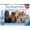 Ravensburger vaikiška dėlionė 05148 Horse Love dėlionė vaikams nuo 4 metų su 2 x 24 detalėmis