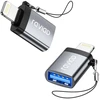 Raviad lightning į usb adapteris, iphone usb atmintinės adapteris kompaktiškas usb 3.0 otg adapteris, skirtas iphone/ipad, palaiko flash atmintinę, šakotuvus, midi klaviatūrą, pelę, klaviatūrą, kamerą, kortelių skaitytuvą