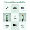 Stiprintuvas Rawaux xlr į rca kabelis, žemų dažnių garsiakalbio kabelis, xlr kištukas į rca kištuką, mikrofono kabelis, stereo garso mikrofono adapteris, skirtas cd grotuvui, garsiakalbiui, kondensatoriui, stiprintuvui (3m)