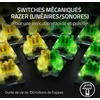 Razer Blackwidow V4 Pro (geltona Switches) mechaninė žaidimų klaviatūra (mechaniniai jungikliai, tyli, slinkties ratukas, 8 specialūs makro klavišai, dirbtinės odos riešo atrama, Rgb Chroma) Fr klaviatūra, Fr išdėstymas
