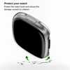 Rc-su 3 vnt. apsauginių Tpu dėklų nuo įbrėžimų ir ekrano apsaugų, skirtų fitbit sense 2/versa 4