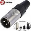 Rc3m Xlr jungtis, skirta kabeliui, M 3-pin mikrofono Rean