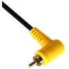 Rca kabelis stačiu kampu, 90 laipsnių Rca kištukas į kištuką, trumpas Rca stereo garso kabelis, paauksuotos jungtys namų kinui, žemų dažnių garsiakalbiui, Hdtv 15cm (male 90 Degree to Male)