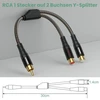 Rca Y daliklis: 1 vyriškas į 2 moteriškus garso kabelio adapterį (0.3 m)