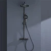 rea Dušo komplektas trifunkcinė skaitmeninė dušo galvutė Gunmetal Pilkas