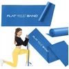 Reabilitacijos gumos juosta 4fizjo Flat Band 2m, 15cm, mėlyna, 9-11kg