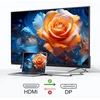 Reagle hdmi į displayport kabelis 4k 60hz - vienkartinis perdavimas, plug & play, usb-a maitinimo šaltinis, itin aukšta rezoliucija žaidimams, namų biurui ir multimedijai - 1.8 m