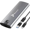 Reagle išorinis M.2 Sata/nvme dėklas, 10 Gbps, montavimas be įrankių, aliuminis, suderinamas su Windows, Mac Os, Linux, Android, Usb-a/c - Usb-c kabelis