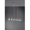 Reality Leuchten pakabinamas šviestuvas Vannes R30187007, metalas, matinis nikelis, be 7x E27